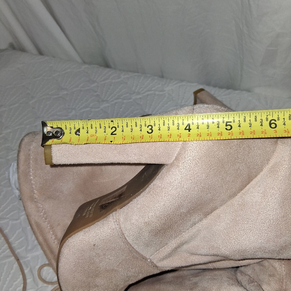 Forever 21 Women Elegant Taupe Over-the-Knee Boots Size 8 - Picture 7 of 16
